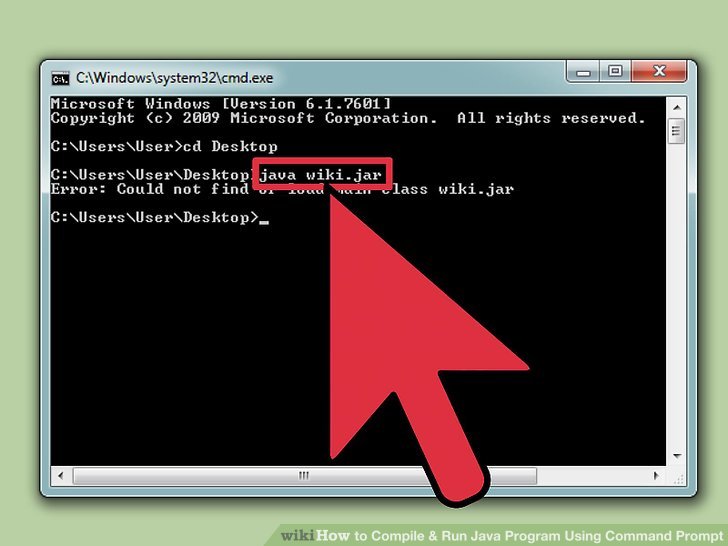 Run java from command line windows